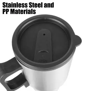 450 мл автомобильный чайник из нержавеющей стали электрическая кружка для путешествий в машине 12 В с подогревом автоматическое отключение для горячей воды чай кофе