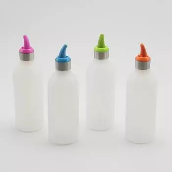 450 мл бутылка из силикагеля для соевого соуса, томатного соуса, бутылок с оливковым маслом, герметичные дозаторы масла, кухонные принадлежности красный