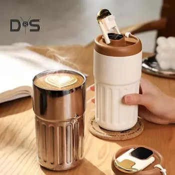 450 мл изолированная чашка из нержавеющей стали, два способа питья, практичная портативная спортивная изолированная чашка для студентов 450ML