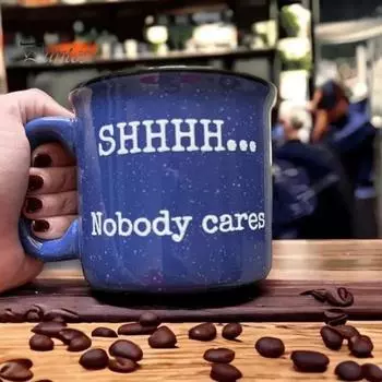 450 мл керамическая кружка с ручкой-ручкой, термостойкая, большая емкость, пищевая, многофункциональная, для чая, молока, кофе, воды, чашка для питья, подарок на день рождения синий