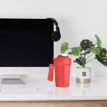 450 мл кофейная кружка с ремешком на запястье, герметичная, из нержавеющей стали, с двойными стенками, вакуумная кружка для кофе, стакан для кофе, бутылка для горячих и холодных напитков 450ML чёрный