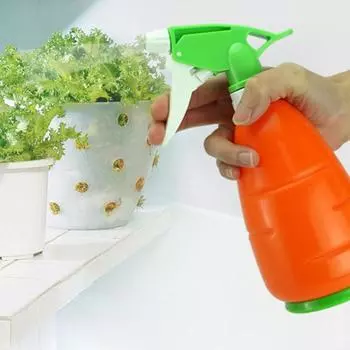 450 мл распылитель Нескользящий многоразовый пластиковый горшок для полива цветов растений для балкона оранжевый