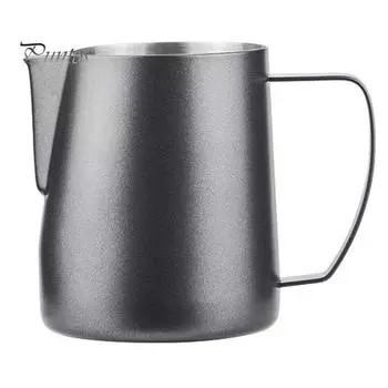 450 мл Удобная эргономичная ручка Нержавеющая чашка для вспенивания молока Эспрессо Вспенивание молока Кувшин Бариста Инструмент Бариста 450ML