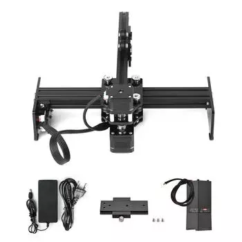 450 нм 50 Вт лазерный гравировальный станок с фиксированным фокусным расстоянием мини настольный лазерный гравер принтер портативный EU Plug & with 30W Laser Module