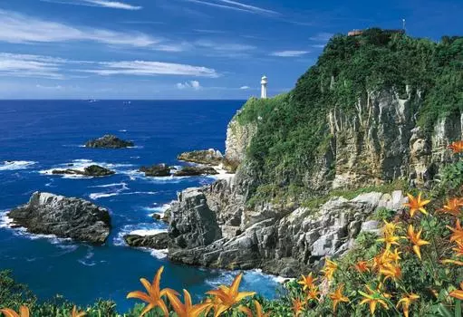 450 Piece Jigsaw Puzzle Cape Ashizuri Kochi Small Piece - (26x38cm)