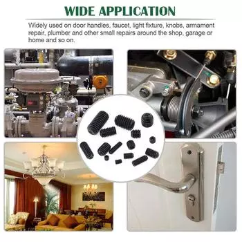 450 шт. винтов с шестигранной головкой, винтов с внутренним шестигранником, набор метрических винтов с внутренним шестигранником из углеродистой стали с чашеобразным концом