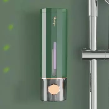 450ML Touchless Wall Mounted Soap Dispenser Bathroom Sanitizer Shampoo and Shower Gel Container Bottle Liquid Soap Dispensers белый