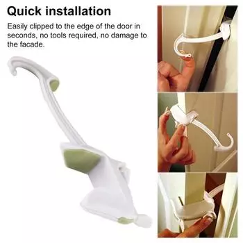 45293 шт. Противозащемляющий дверной замок для стандартных дверей, реверсивное управление без ударов, быстрое 1pc