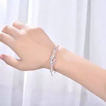 45293 шт. женский браслет с полым регулируемым полированным медным запутанным геометрическим узором на запястье 1pc