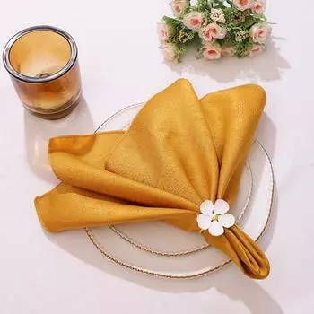 45296 шт. Салфетка для ужина однотонная, моющаяся, бесшовная, королевский блеск, гламур 1pc темно-розовый