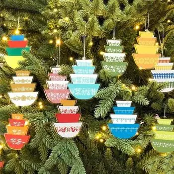 45296 шт. винтажная стековая чаша рождественское украшение миниатюрная стекерная чаша пиркс подвесное украшение акрил E
