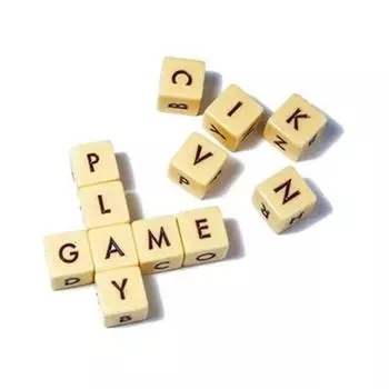45325 Наборы игральных костей с английскими буквами, кроссворд, пасьянс, игральные кости, 6-гранные деревянные гравированные игральные кости с