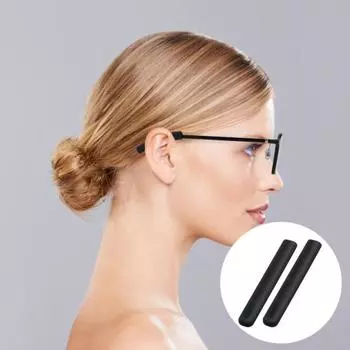 45326 пар силиконовых очков с дужками, легкие нескользящие фиксаторы для очков, мягкие носки для ушей 2 Pairs белый