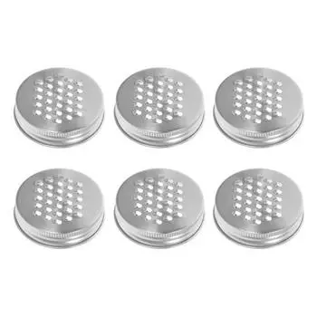 45388 шт. Крышка для терки диаметром 70 мм для Mason Jar Терка из нержавеющей стали Универсальная пищевая добавка 4pcs