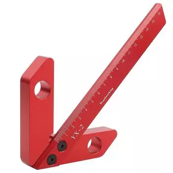 4590 градусов Плотницкий Прямоугольный Линейный Измеритель Круглый Сердцевидный Линейка