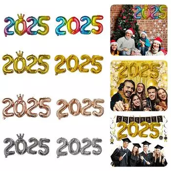 45/47x93 см Алюминиевый фольгированный шар в форме короны для украшения вечеринки в канун Нового года A жёлтый/синий