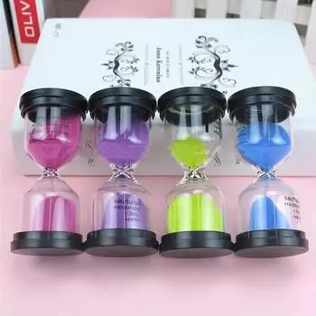 45/60 минут Мини Красочные Песочные Часы Дети Делают Домашнюю Работу Песочные Часы Таймер Анти Падение Творческие Песочные Часы Украшения Дома Подарки 45min