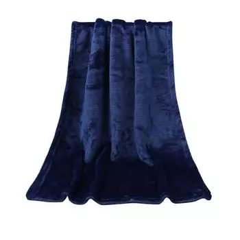 45*65 см модное однотонное мягкое детское одеяло теплое коралловое клетчатое одеяло фланель синий