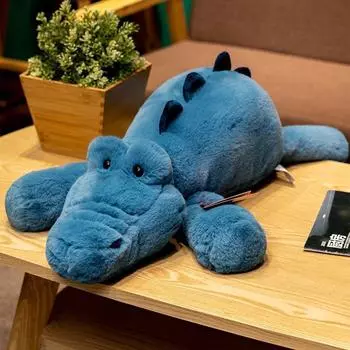 45-70см Супер Мягкий Ленивый Пушистый Волос Плюшевая Игрушка Плюшевый Енот Лиса Крокодил Ленивец Девочка Подушка для Бросания Подарок на День Рождения 70cm