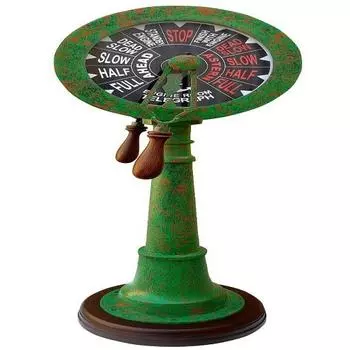 45,72 см Огромный необычный редкий телеграф в викторианском стиле в винтажном антиквариате