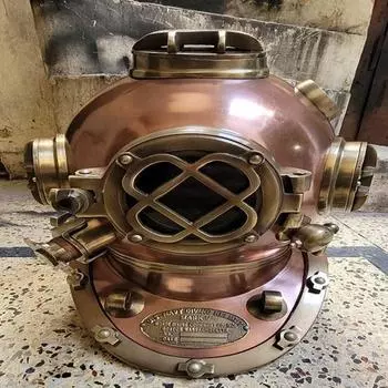 45,72 см шлем для глубоководного дайвинга с аквалангом ВМС США Mark V дайверский шлем ручной работы домашний декор рождественские подарки