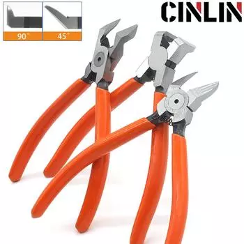 45°/90° Special Angle Runner Pliers - Multifunctional Tool for PCB Pins, Model Making, Wire Cutting, and Stripping