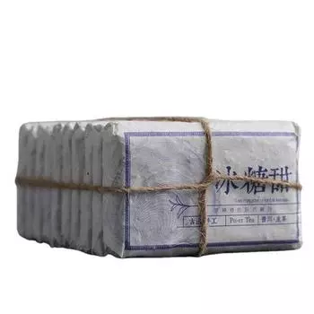 45 г Юньнаньский чай пуэр со льдом, сладкий большой пуэр из старого дерева, весенний чай из необработанного кирпича