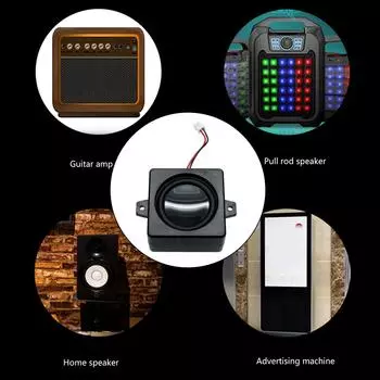 45 мм 4 Ом 3 Вт полнодиапазонные резонаторные звуковые колонки аксессуары с клеммами проводная сменная часть для домашнего кинотеатра