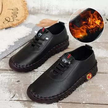 45 ярдов, мягкие туфли, осень и зима, новые, с мягкой подошвой, сшитые вручную, большого размера, женские туфли для отдыха на одну ногу со стременем 35 белый