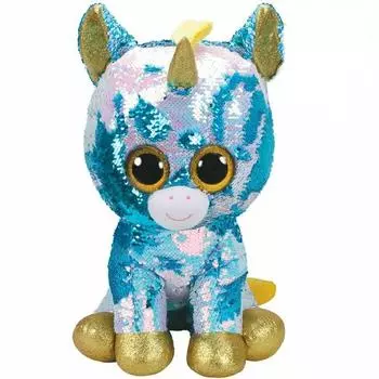 45 см большие глаза блестки синий единорог ослепительная мягкая игрушка милая кукла животное дети день рождения Рождество Новый год подарки 45cm