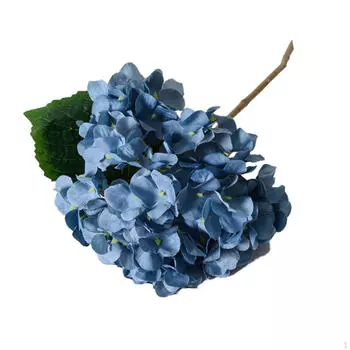 45 см искусственные гортензии цветок DIY украшения многофункциональные реалистичные с зелеными листьями для дома