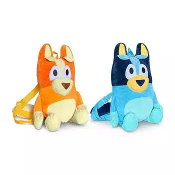 45 см Kawaii Bluey аниме периферийные плюшевые рюкзаки для хранения игрушек-компаньонов бинго детская уличная школьная сумка плюшевые куклы подарки