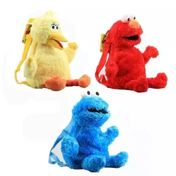 45 см Kawaii Red Elmo плюшевый рюкзак игрушка мягкая плюшевая сумка «Улица Сезам Монстр» школьный рюкзак для детей мальчик девочка подарок на день рождения и Рождество