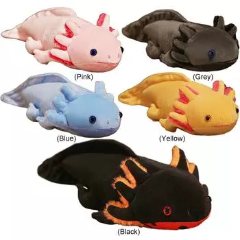 45 см милый аксолотль мягкая игрушка плюшевая подушка кукла аксолотль длинная подушка детский подарок на день рождения украшение дома розовый