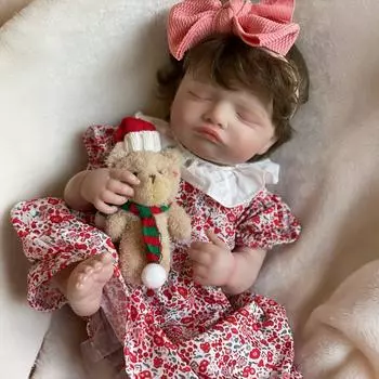 45 см мягкая кукла реборн для маленьких девочек, настоящая мягкая виниловая кукла, игрушка с видимыми венами, можно купать в воде