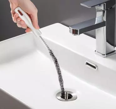 45 см щетка для дноуглубительных работ в ванной комнате, щетка для очистки канализации, раковины, очиститель для слива, гибкий очиститель, инструмент для удаления засоров, заглушек, отверстий