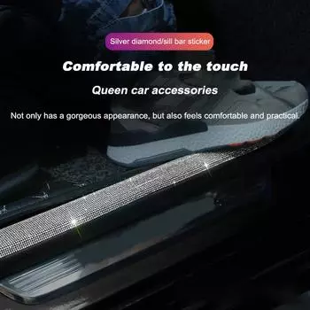 45 см Стразы Автомобильные Наклейки Украшения Авто Многофункциональные Пороговые Защитные Наклейки Лента Защита Автомобиля Устойчивы К Царапинам