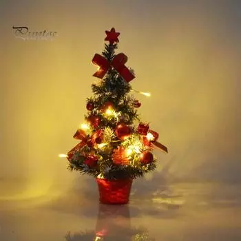 45 см светодиодный рождественский елочный орнамент с бантом, шар, звезда, сосновая шишка, загорается теплым свечением, мини-настольный светильник в горшке, украшение для рождественской елки, праздник, фестиваль, подарок золотистый