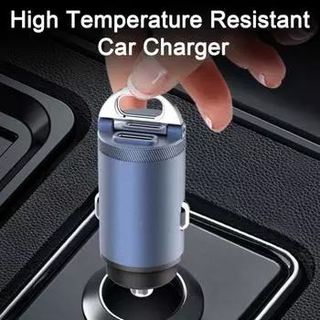 45 Вт, 2 дюйма, QC3.0, 1 PD, быстрая зарядка, автомобильное зарядное устройство, зарядка