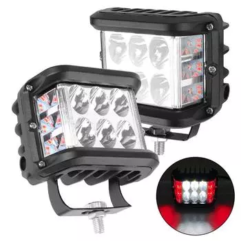 45 Вт автомобильные аксессуары 1 шт. для автомобиля грузовика лодки внедорожника квадроцикла светодиодный рабочий свет прожектор светодиодный свет прожектор комбинированный светодиодный свет универсальный Red Blue