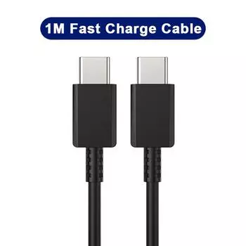 45 Вт сверхбыстрый зарядный кабель PD Type C, кабель USB для быстрой зарядки 5 А для Samsung Galaxy S20 S21 S22 S23 Ultra Plus, кабель USB Type C 1m