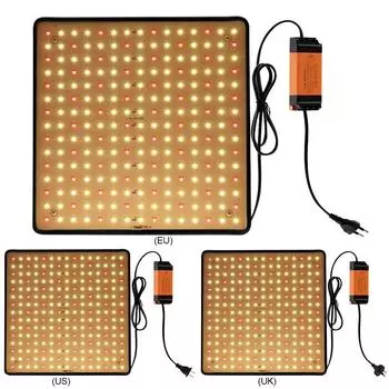 45 Вт светодиодная лампа для растений, красная, желтая, квадратная, светодиодная, полный спектр, для растений, для внутреннего выращивания растений, для крытого садоводства, для выращивания овощей, палатка EU