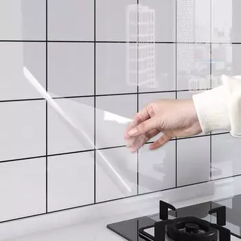 45cm Electrostatic Wall Protective Film Transparent Non-adhesive Adsorption Wall Stickers Waterproof And Dirt-resistant 45cmX1m