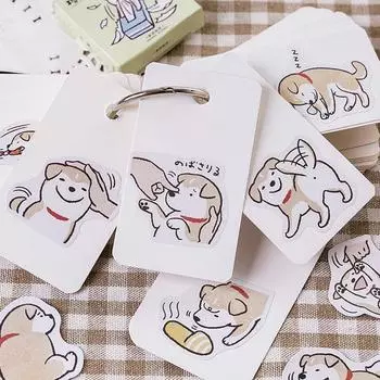 45 шт./коробка Каваий наклейки Сделай сам Милая мультяшная наклейка для украшения дневника 1 box