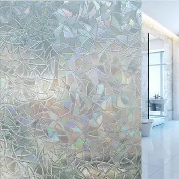 45x200 см 3D статическая ПВХ конфиденциальность окна, двери, стеклянная пленка, наклейка, матовый домашний декор