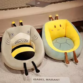 45x30 см мультяшные животные твердые подушки хлопок мягкая упаковка офисные бытовые автомобильные садовые солнечные подушки для отдыха милые подушки 45x30cm
