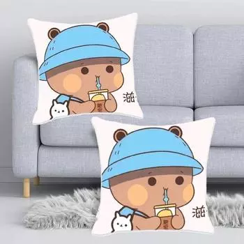 45x45 см Чехол для подушки с мультяшным принтом Микрофибра Аниме Наволочка для подушки Bubu Dudu Чехол для дивана Style 3