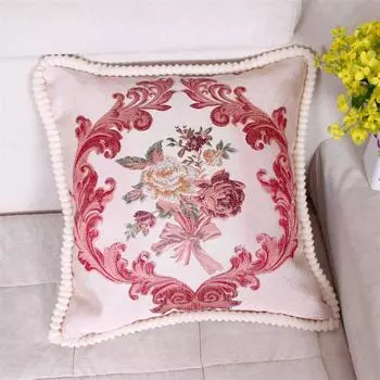 45x45 см Классический Жаккардовый Чехол для дивана, кресла, сиденья, дома, автомобиля, офиса, декоративная наволочка 45x45cm