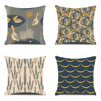 45x45 см негеометрический принт наволочка для подушки для гостиной, дивана, офиса, наволочка для сиденья, украшение для дома, наволочка оптом 40x40cm