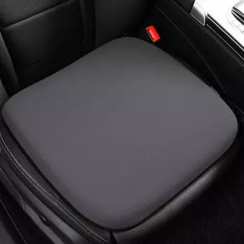 45x45 см подушка для переднего сиденья автомобиля из хлопка с эффектом памяти, автомобильные аксессуары, цельная подушка для сиденья, противоскользящая, дышащая, утолщенная, накидка на офисное кресло